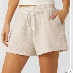 Lorna Jane Country Club seersucker shorts - small